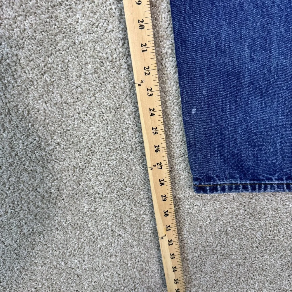 Levi's 505 Regular Fit Jeans Mens 40x30 Blue Medium Wash Straight Leg Denim